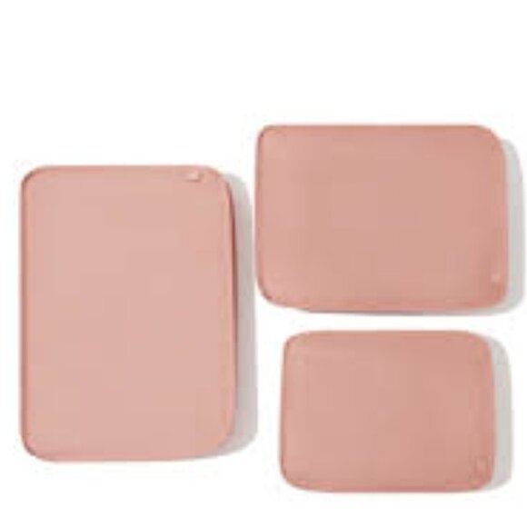 Hanky Panky Packing Cubes Set Of 3 Zippered Pink Dusty Rose - Picture 2 of 6